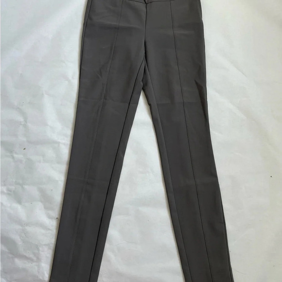 Women Dark Gray High Waisted Starchy Leggings Solid Size 6 Small Pull On Pants - Picture 2 of 6